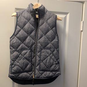 Women’s Grey and White puffer vest